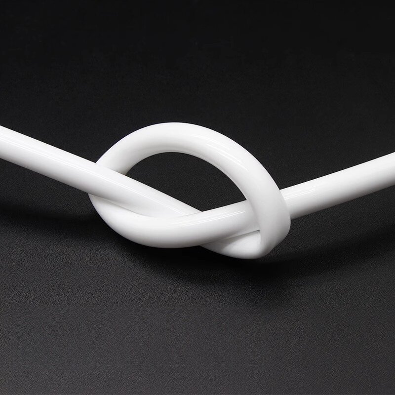 白色食品級矽膠管耐高低溫淨水器專用接管無異味彈性酒廠灌裝軟管